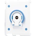 Aidata Multifunction Stand for iPad 2, 3 & 4, White Shell with White and Blue Ring ISP302WN